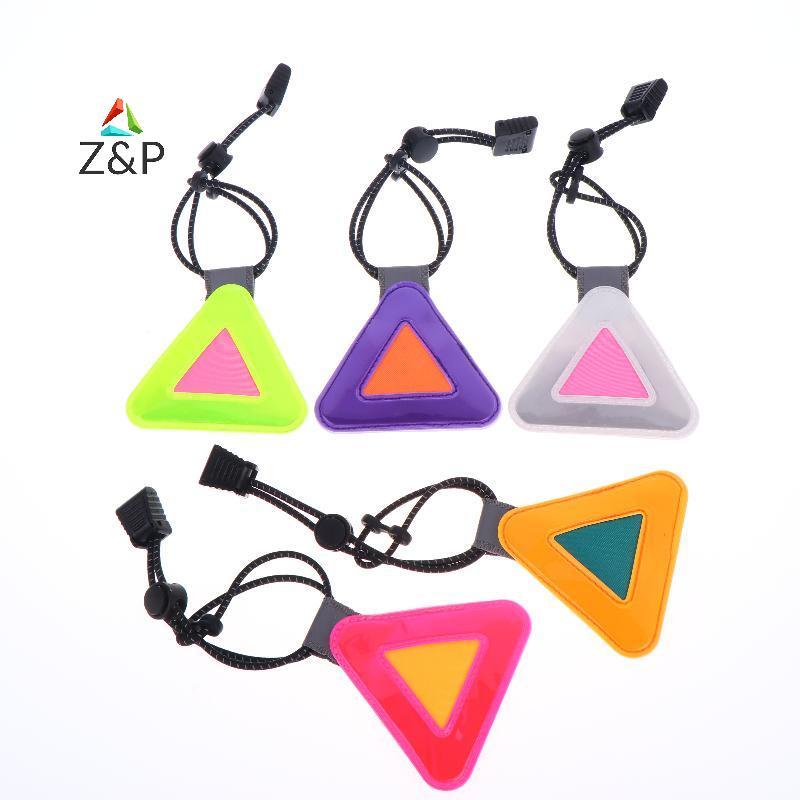 แผ่นแปะสะท้อนแสงเตือน Z&P สําหรับสามเหลี่ยมจักรยาน สภาพขี่กลางคืน COD