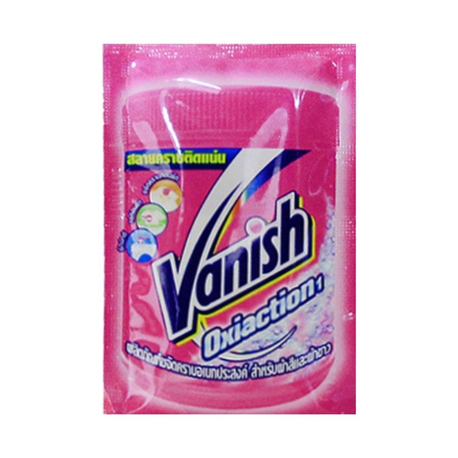 แวนิช ผงขจัดคราบสำหรับผ้าสีและผ้าขาว Vanish Oxi Action Powder 40g.
