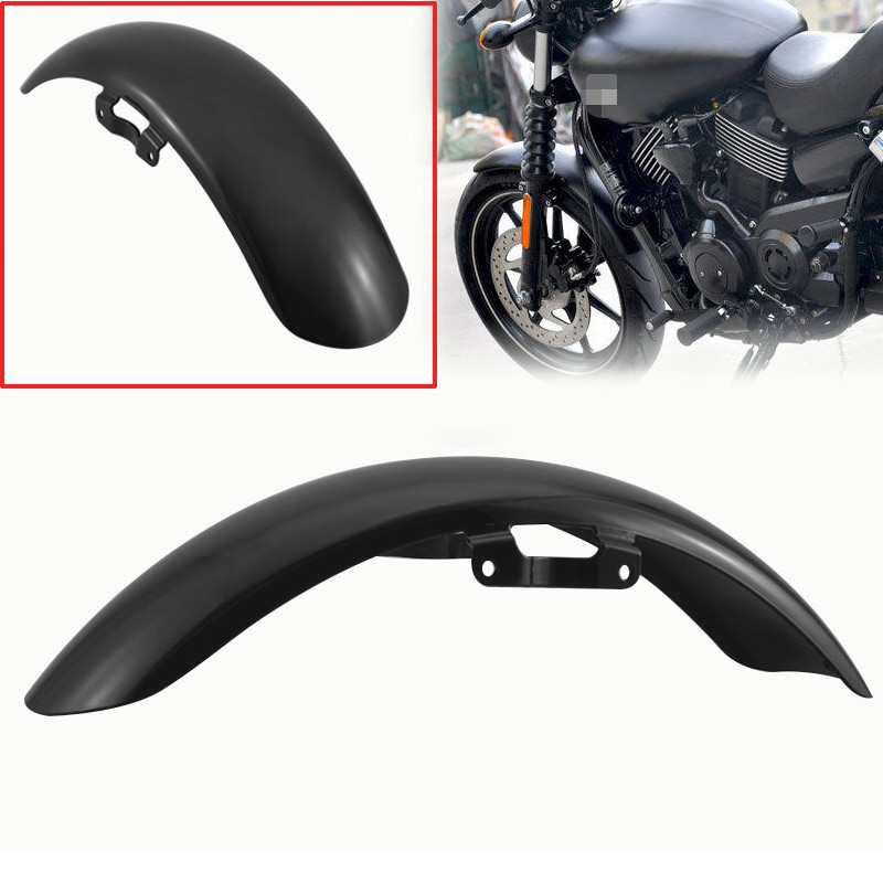 Premium-รถจักรยานยนต์ABSพลาสติกด้านหน้าFender Extender Mudguard Splash GUARDสําหรับHarley Davidson S