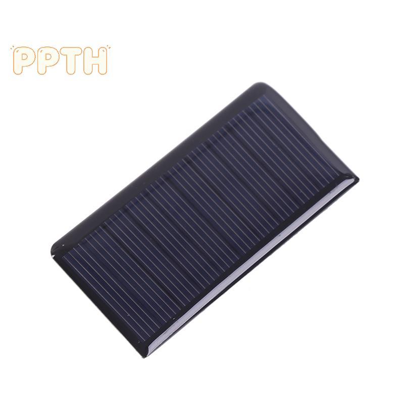 [PPTH] แผงโซล่าเซลล์ 1 ชิ้น 5V 60MA สําหรับการชาร์จแผงโซลาร์เซลล์ขนาดเล็กและไฟฟ้าเครื่องกําเนิดไฟฟ้า