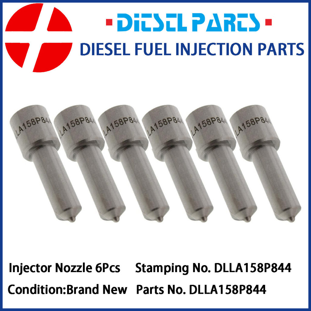 6 ชิ้นดีเซลหัวฉีดน้ํามันเชื้อเพลิงหัวฉีด DLLA158P844 สําหรับ ISUZU N Series F Series 4HK1 4HK1-TCC 6
