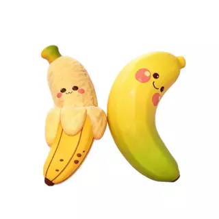 พร้อมส่ง สกุชชี่กล้วยหอม Squishy Banana เนื้อสโลว์ Slow Rising บีบคลายเครียด เลือกแบบได้
