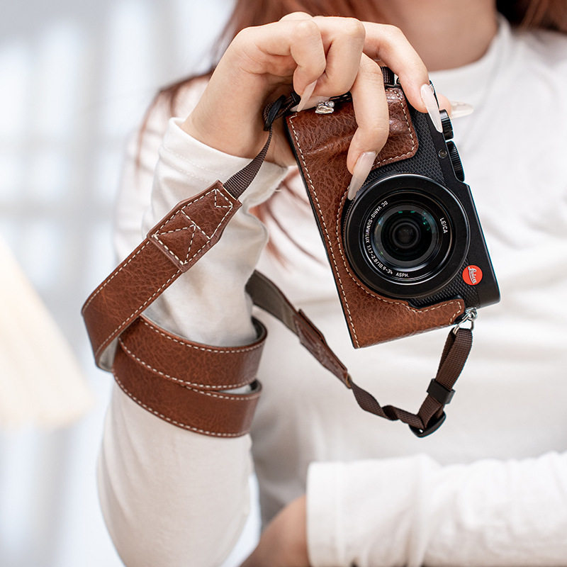 เหมาะสําหรับกระเป๋ากล้อง Leica dlux8 Leica Handle dlux8 กระเป๋าสะพายข้าง DLUX8 อุปกรณ์เสริมฐานทนแรงก