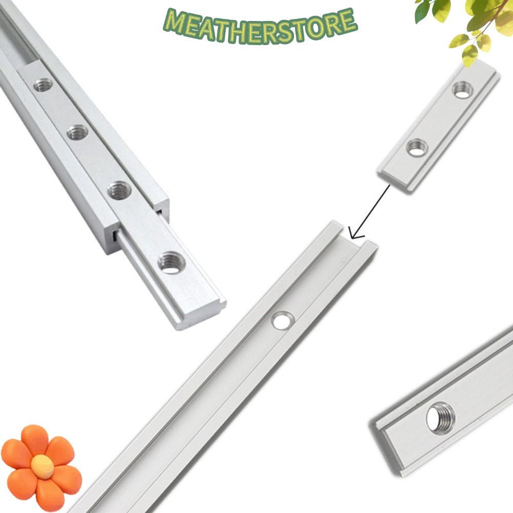 KEATHS Miter Track Jig, อลูมิเนียม M6 Double Groove T-Slot คู่มือ Rail, Precision 19 T-Slot Fixture 
