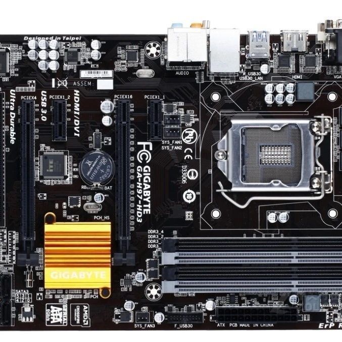 Gigabyte/Gigabyte GA-H97-HD3 1150 เมนบอร์ดเดสก์ท็อป DDR3 Deluxe บอร์ดขนาดใหญ่รองรับ 4790