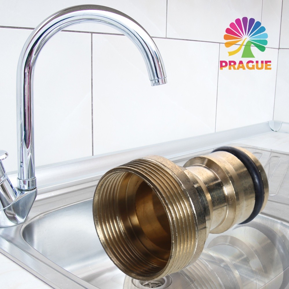 Universal Faucet Connector สําหรับท่อผสมแบบพกพาทองเหลือง 23 มม