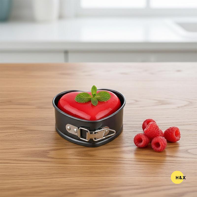 H&X Round Non Sti Springform Baking Pan 9 นิ้วที่ถอดออกได้ด้านล่างสําหรับชีสเค้กและขนมอบใช้ในบ้าน