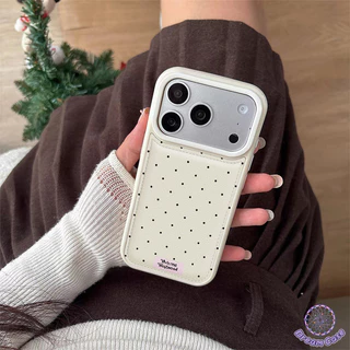 เคสรูใหญ่พองลม ลายจุด สไตล์น่ารัก ป้องกันกระแทก สำหรับIPhone 16 17 14 15 11 AIR 13 12 Pro Max 14 15 7 16 Plus
