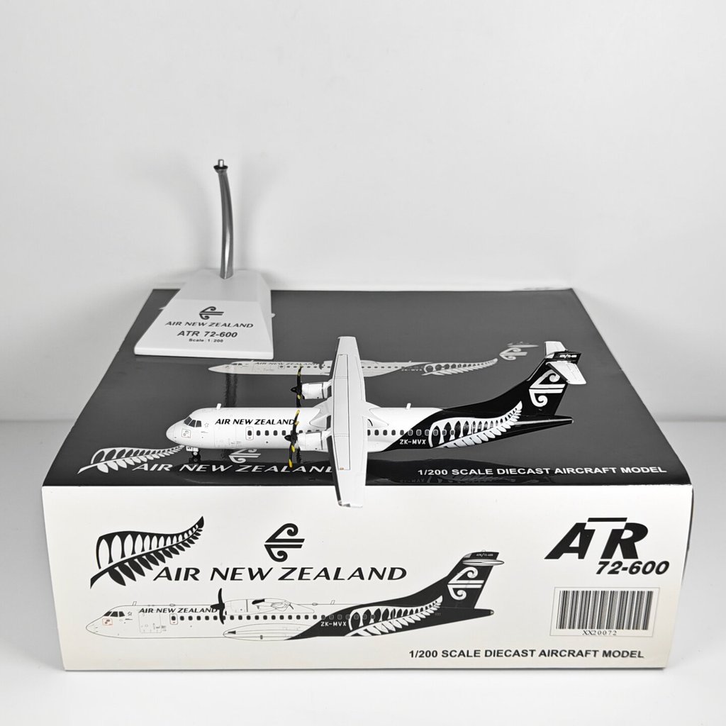 JC Wings XX20072 1: 200 สายการบินนิวซีแลนด์ ATR72-600 ZK-MVX รุ่นโลหะผสม