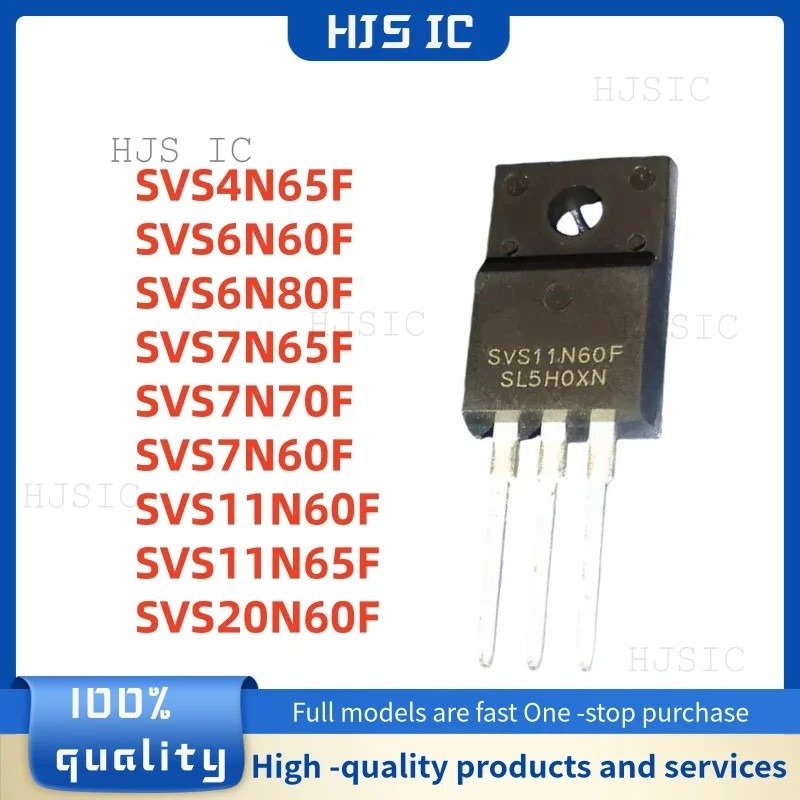 5PCS SVS11N65F SVS7N65F SVS20N60F SVS7N70F SVS7N60F SVS4N65F SVS6N60F SVS6N80F SVS11N60F ทรานซิสเตอร