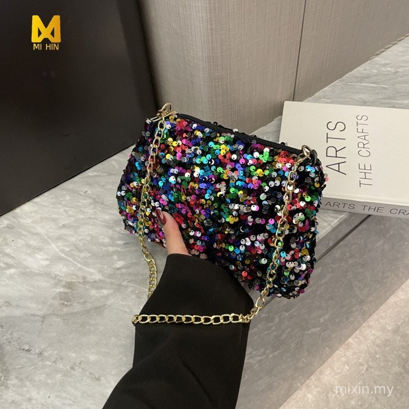 Ha6 2025 New Single Shoulder Crossbody Simple Chain Small Square Bag