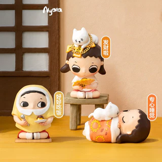 POPMART NYOTA x Chibi Maruko Chan ของเล่นศิลปะฟิกเกอร์ VDUQ