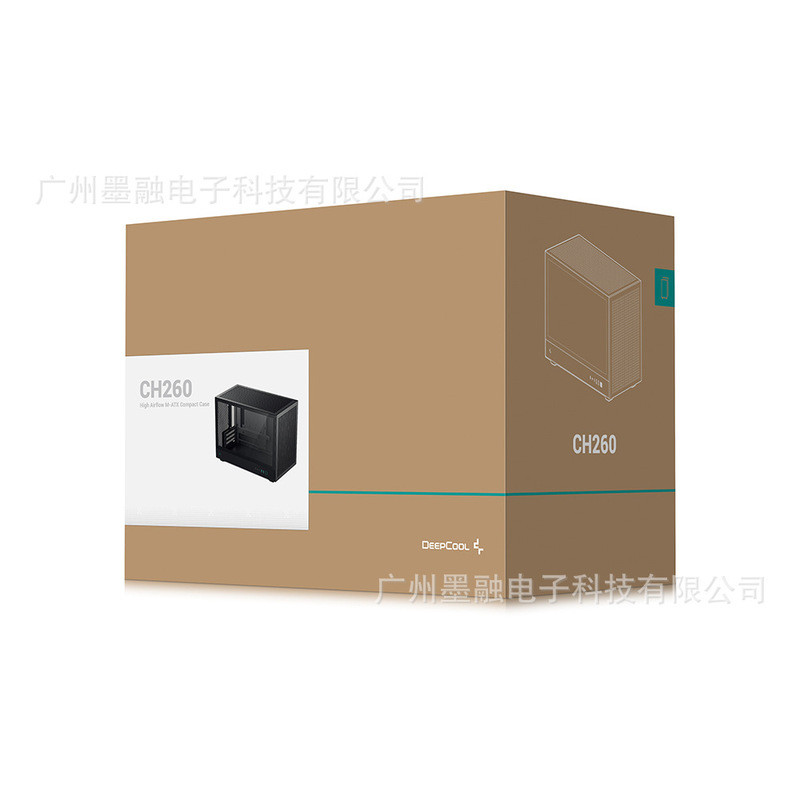 เคส Deepcool CH260 พร้อมแผงด้านหน้าแม่เหล็กแบบตาข่าย, เคสคอมพิวเตอร์ตั้งโต๊ะ M-ATX พร้อมอินเทอร์เฟซ 