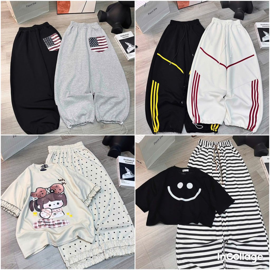 เสื้อยืดแขนสั้นพิมพ์การ์ตูน Cat Group Printing Impressive Style -thoitrangxinh999