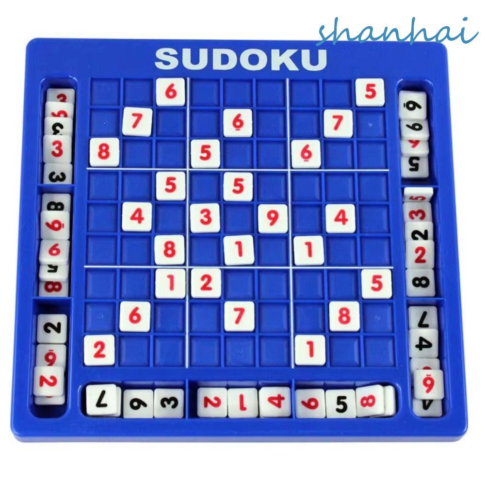 SHANHAI 1 ชุด Sudoku Crosswords ของเล่น, เก้าตาราง Early Education Sudoku ปริศนาของเล่น, หลัก Inference Logic หมากฮอสเกมนานาชาติตารางหมายเลข Place เกมเด็กของขวัญ