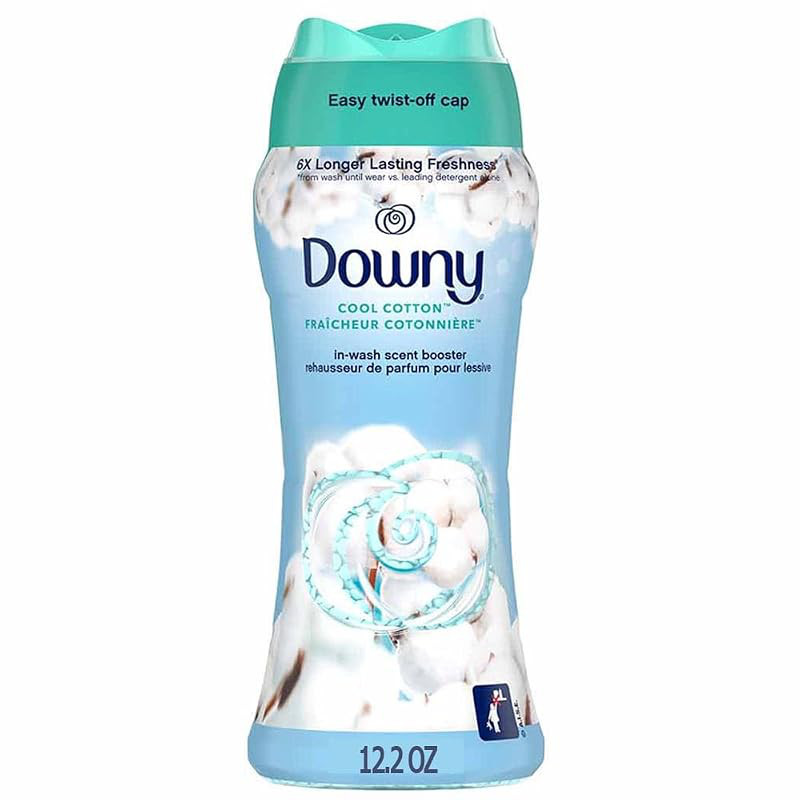 Downy Cool Cotton In-wash Scent Booster 12.2oz (345g) - Scent Booster for Fresh and Clean Fragrance 