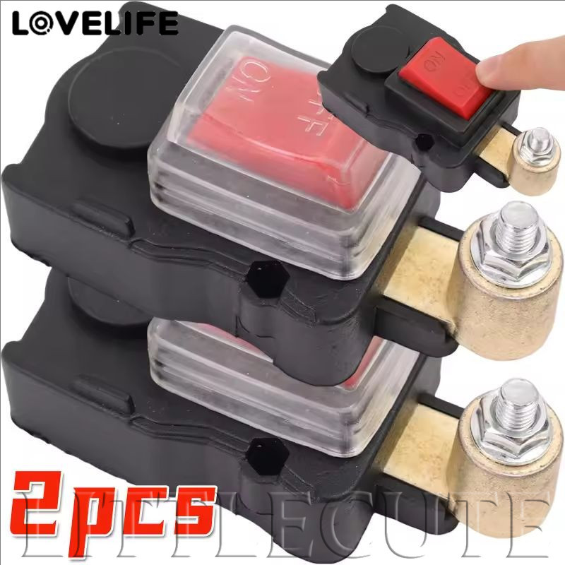 [AUTO & 3C] 1/2PCS - 12V/24V Universal Heavy Duty สวิตช์ตัดการเชื่อมต่อไฟหลักกันน้ําหมุนได้สลับสไตล์แบตเตอรี่สวิตช์ตัดการเชื่อมต่อ/ราคาดี