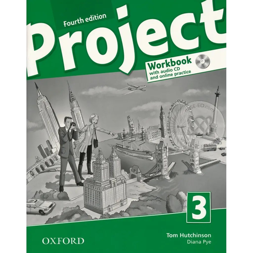 Bundanjai (หนังสือเรียนภาษาอังกฤษ Oxford) Project 4th ED 3 : Workbook with Audio CD and Online Pract