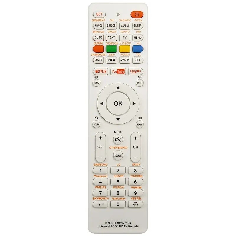 1pcs Universal RM-L1130 + X เปลี่ยนรีโมทคอนโทรลสําหรับโทรทัศน์ TV RM-L113 + 12 RM-L1130 + 8