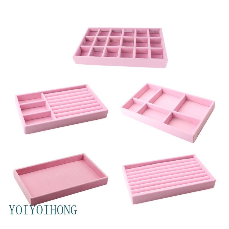 YOI เครื่องประดับสําหรับกรณีสร้อยคอต่างหูแหวน Trinkets กล่องสําหรับสาวผู้หญิง W