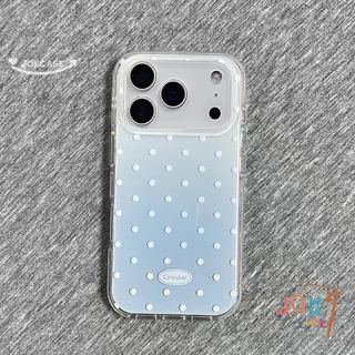 เคสคู่ลายแมวน่ารัก ดีไซน์ลายจุด สำหรับ iPhone 17 Air 14 12 Pro 16 Plus 15 Pro 17 Pro Max 13 11 7 8 Plus X Xr Xs Xs Max