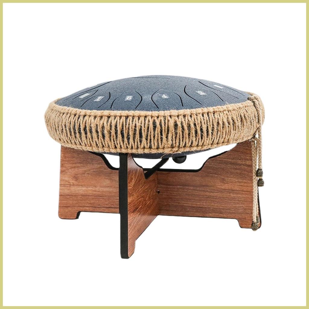 ไม้ลิ้นกลองขาตั้งไม้ลิ้น Handpan ขาตั้งจอแสดงผล Handpan กลองผู้ถือสําหรับเหล็ก Handpan aseavn