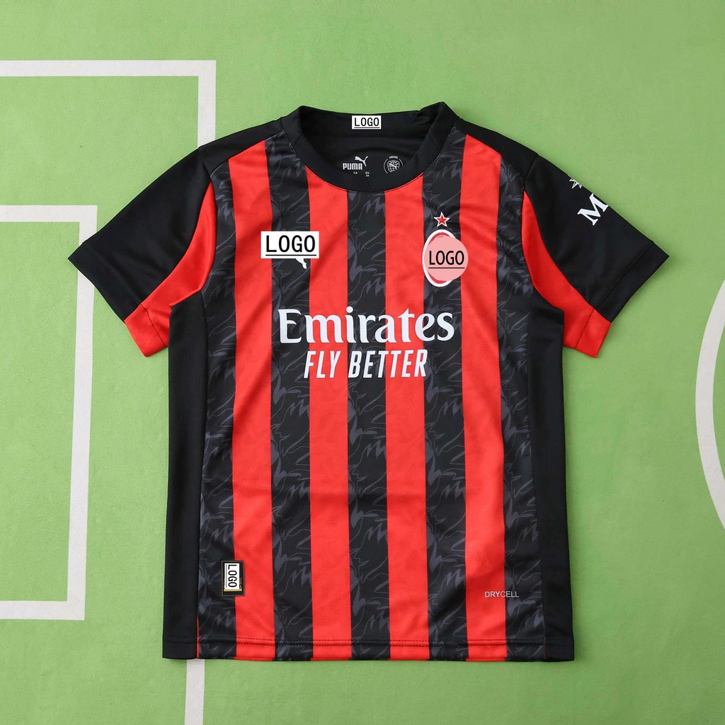 2556 Game Season AC Milan Home เสื้อเด็ก