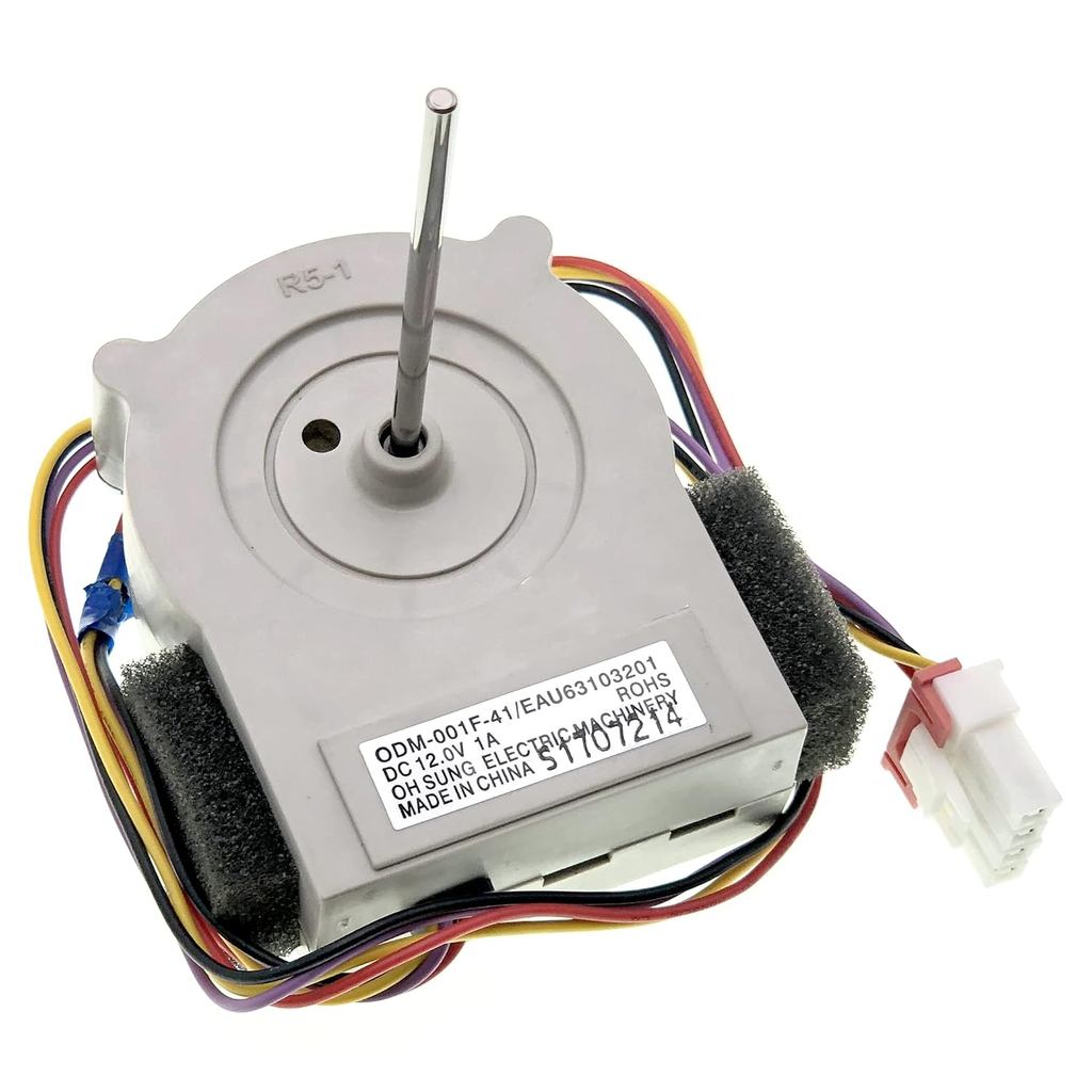 EAU63103201 ODM-001F-41 ตู้เย็นเครื่องระเหยพัดลมมอเตอร์ Fit สําหรับ Kenmore, Kenmore Elite และ LG ตู