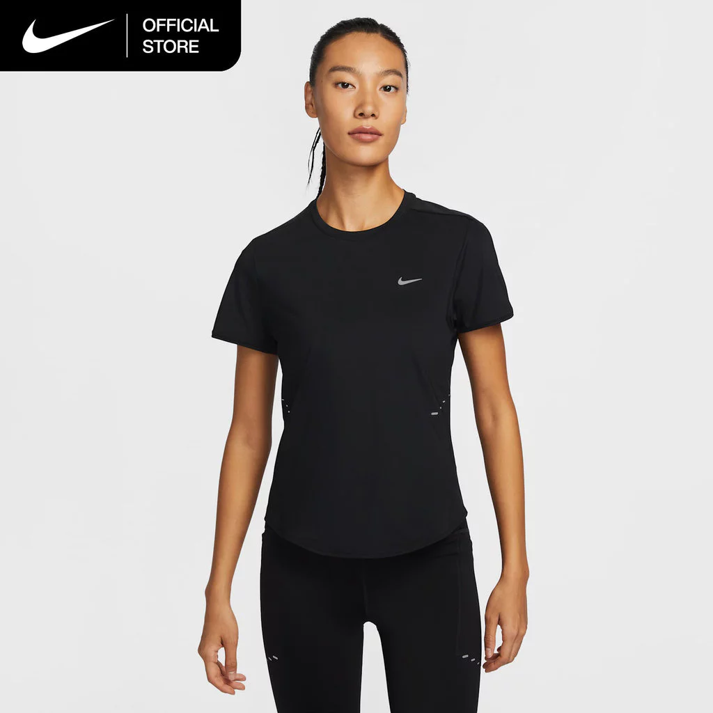 Nike Dri-FIT Women's Swift Short-Sleeve Running Top - Black [HM9699-010]