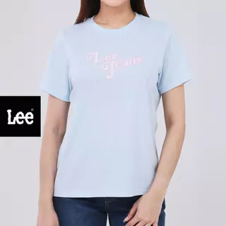 LEE เสื้อยืดแขนสั้นผู้หญิง รุ่น LE S326WTSSF30 สีฟ้า