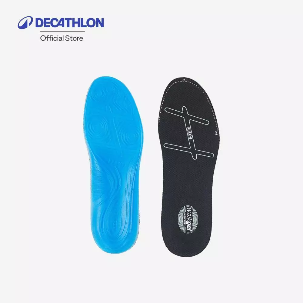 Decathlon Insole W900 Gel พื้นรองเท้าชั้นในแบบเจลสำหรับใส่เดิน - Blue