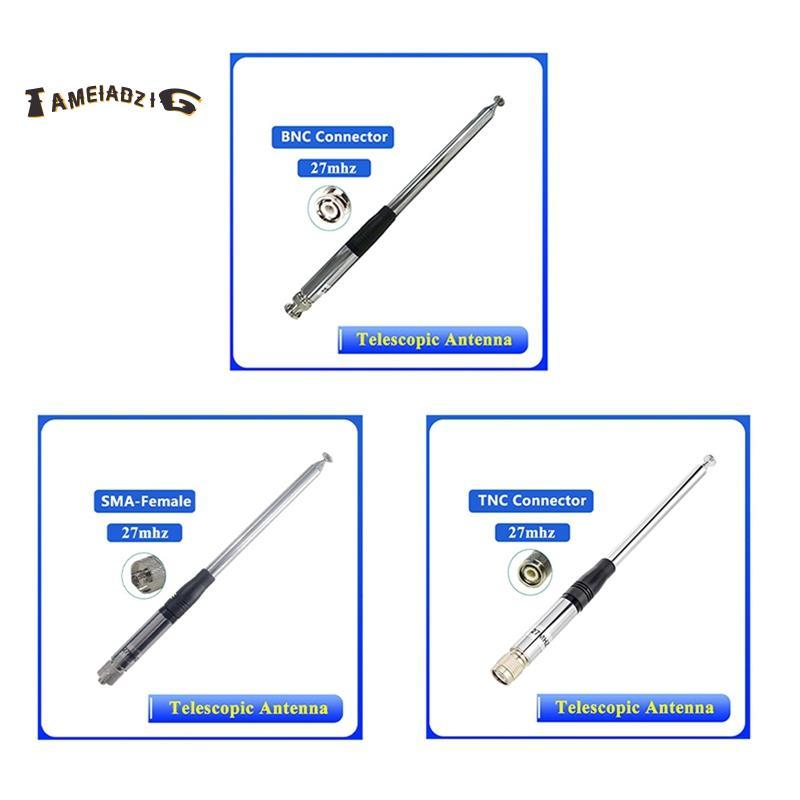 [คุณภาพ T]27MHZ Telescopic Antenna Connector Aerial สําหรับวิทยุคลื่นสั้น Walkie Talkie Rod เสาอากาศ