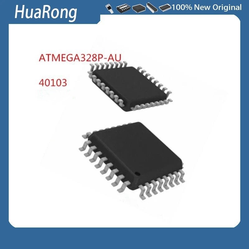5 ชิ้น/แบทช์ ATMEGA328P-AU MEGA328P-AU ATMEGA328PU-TH ATMEGA328P 40103 QFP32