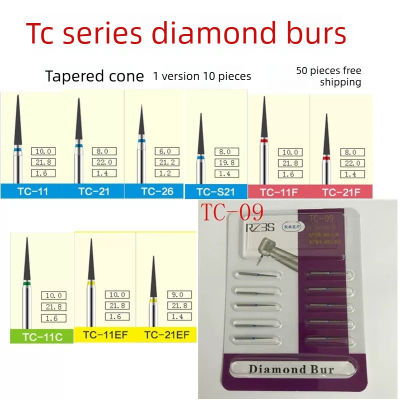 TC Series Taper Head Tapered ความเร็วสูงเหล็กทองกรวดเปลี่ยนเข็ม TC-09 10 11 21 26 28 TC-S21 11EF