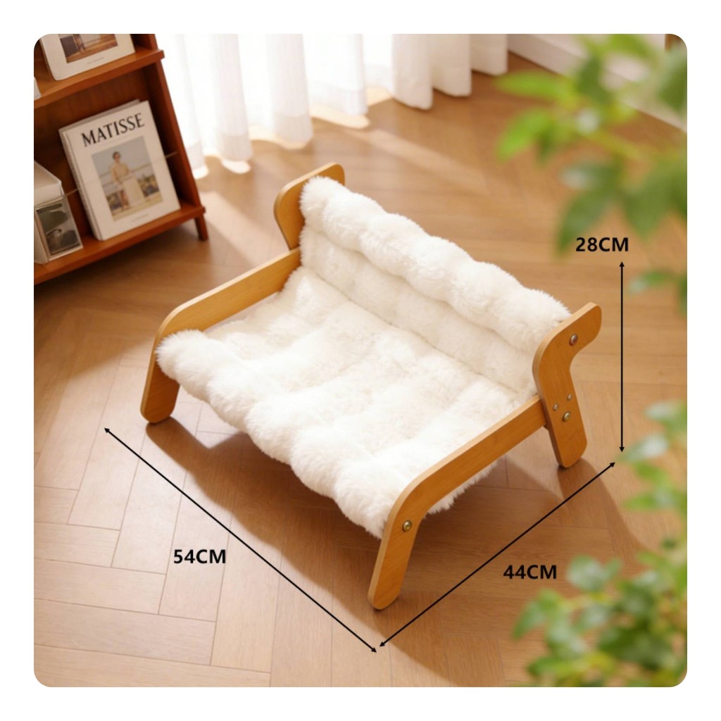 Cat Lounge โซฟาแมวทนทาน Kitty Lounge เก้าอี้ Stable ในร่มสําหรับแมวห้องนั่งเล่น