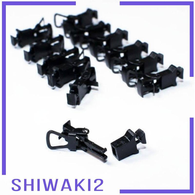 [Shiwaki2] HO Scale Train Coupler วัสดุที่ทนทาน HO Scale Train Hook สกรูรู Fit รุ่นตะขอรถไฟสําหรับซ่