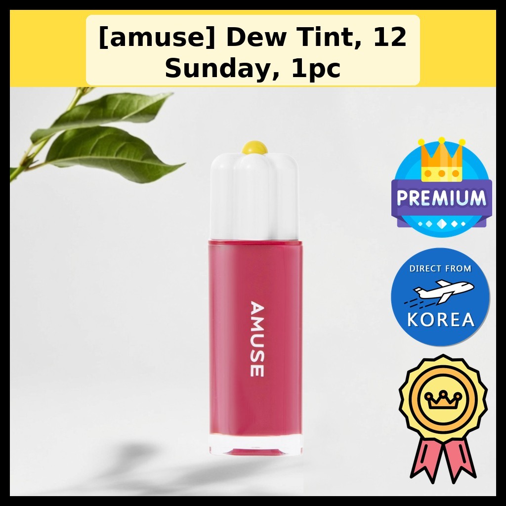 [amuse] Dew Tint, 12 Sunday, 1pc / Korean Dew Tint / สีติดทนนาน / ของแท้ 100% โดย KoreanSelect