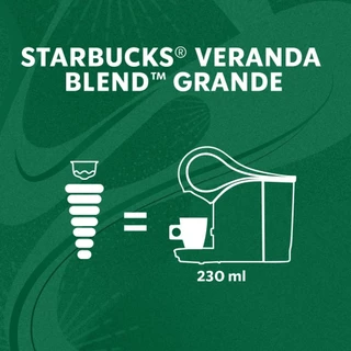 STARBUCKS BY NESCAFE DOLCE GUSTO AMERICANO VERANDA BLEND 12 แคปซูล 1 กล่อง