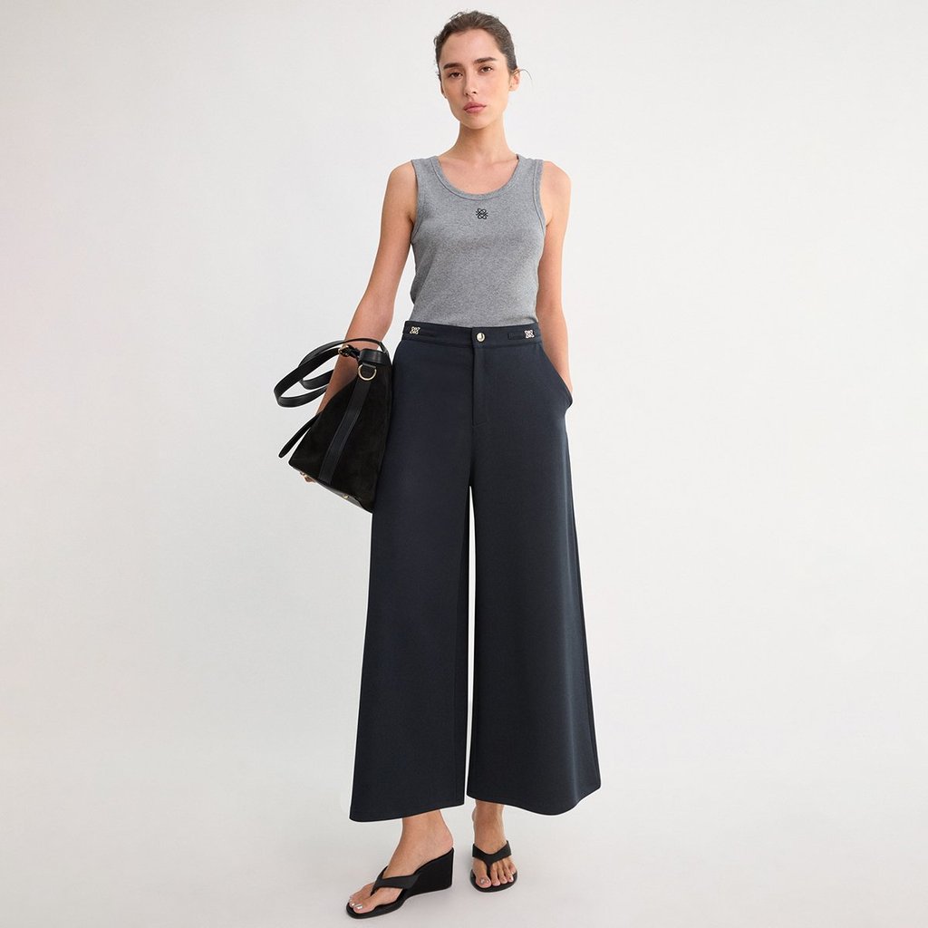 [Pomelo] กางเกงขายาวทรงขากว้าง / Wide Leg Pants