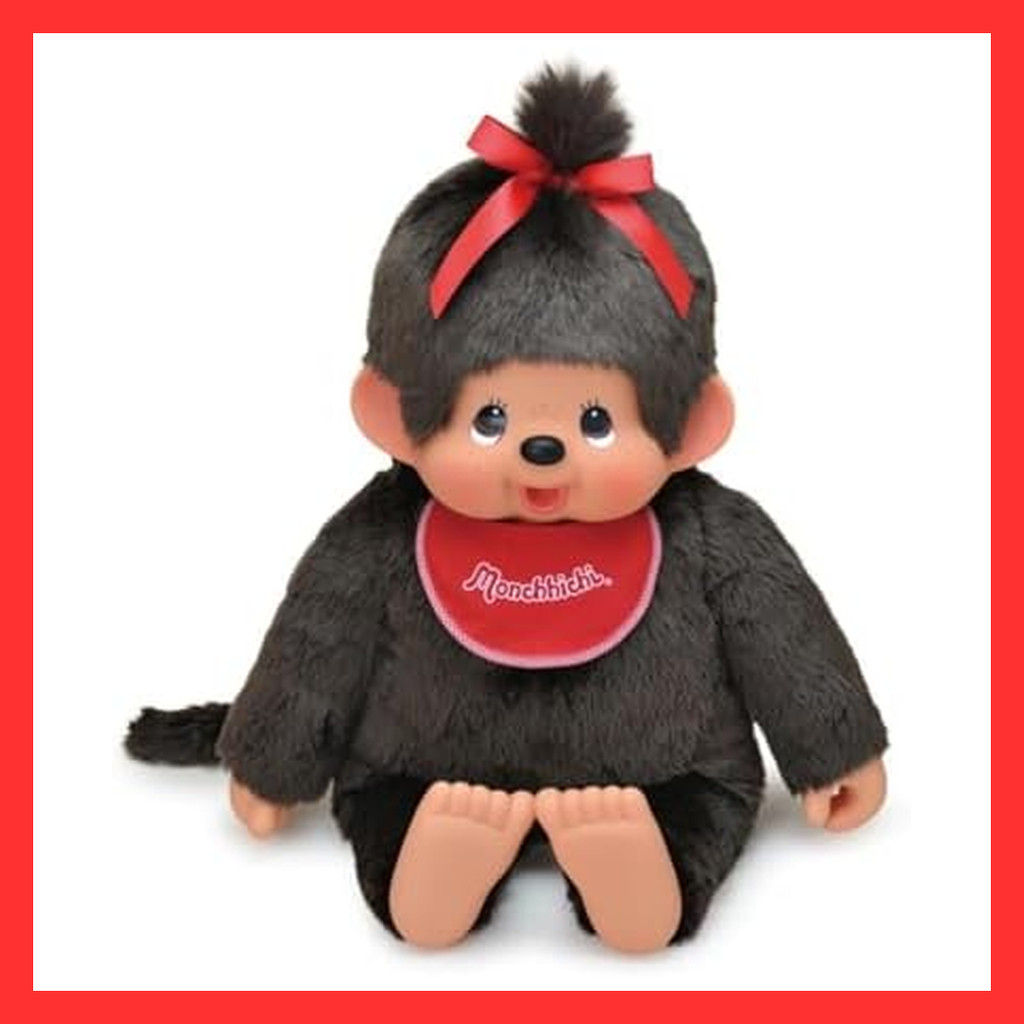 Sekiguchi Monchhichi Premium Standard 2L Brown Girl 251032 H80×W55×D23cm 【Direct from Japan】