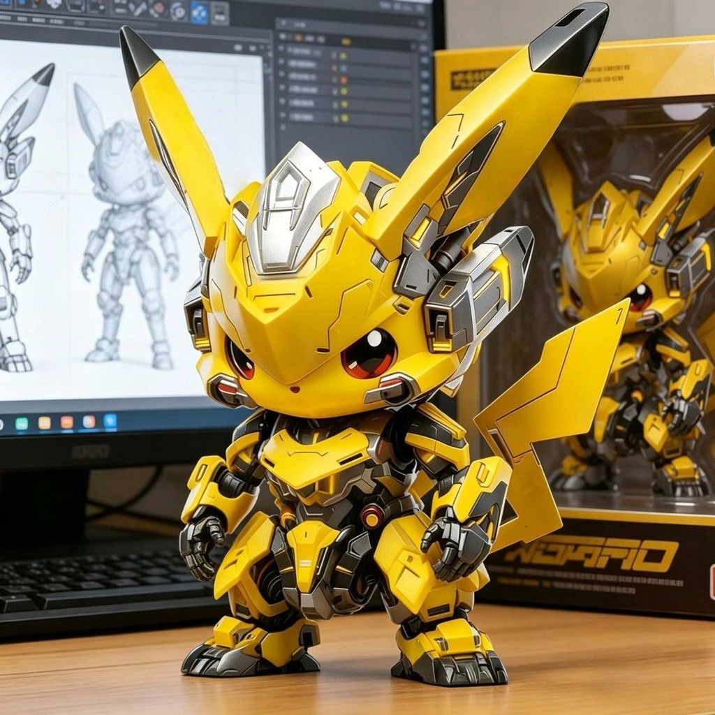 Pikachu COS Bumblebee Mecha Pikachu มือ20260819