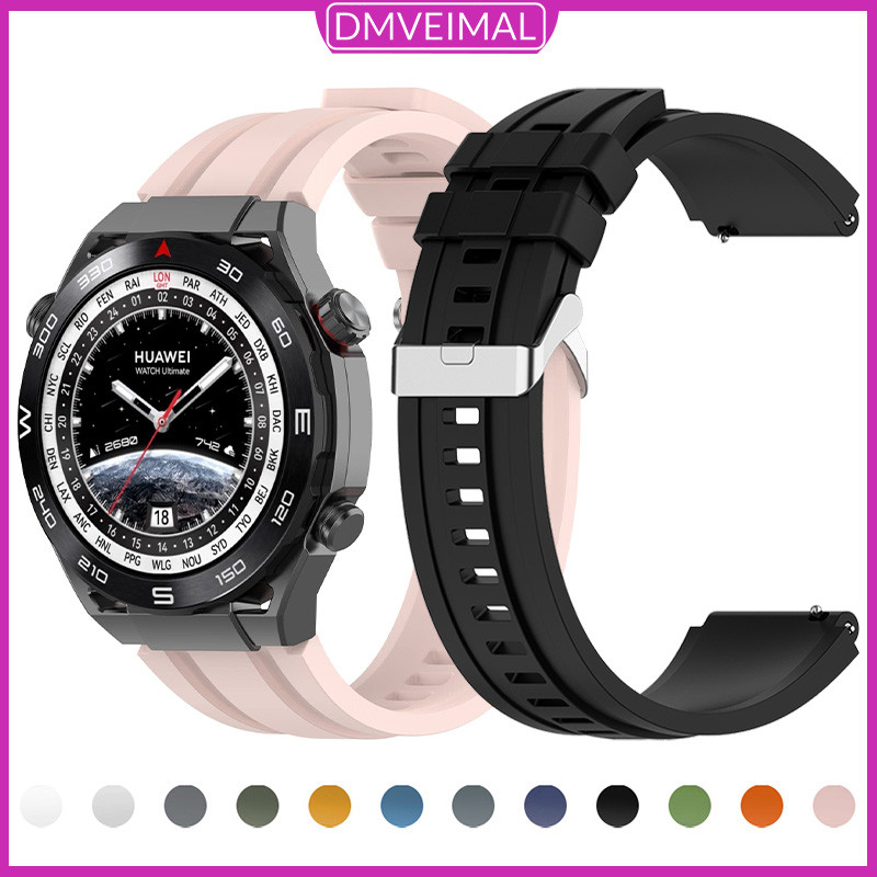 สายซิลิโคน 22 มม for Garmin Watch Forerunner 570 265/samsung/Huawei Watch/Amazfit Bip 6 5/redmi Watch 5 Active/5 Lite