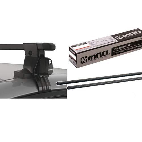 ชุดแร็คหลังคา Carmate INNO ตรงรุ่น สำหรับ Honda N-Wagon (JH3/JH4) ชุด 3 ชิ้น INSUT + IN-B127BK + K76