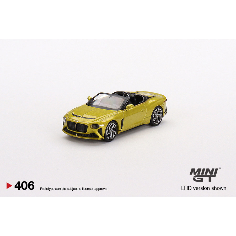 [ความฉลาด] MINI GT 1: 64 #406 โมเดลรถโลหะผสม Bentley Bentley Convertible
