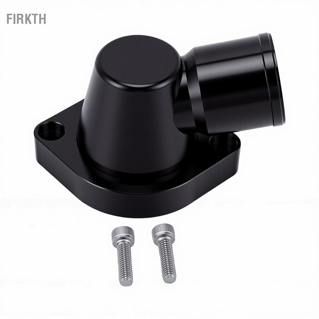 Firkth เทอร์โมสตัทหมุนที่อยู่อาศัยคอน้ำสีดำ Billet อลูมิเนียมอัลลอยด์ 90 องศา 1.5in เปลี่ยน 360 หมุน