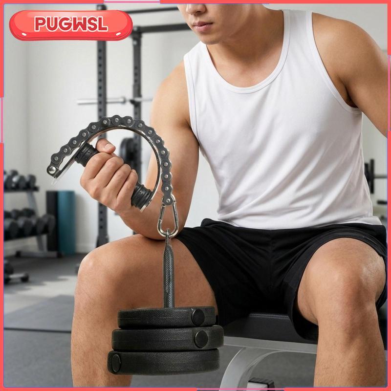[pugwsl] Heavy Duty Wrist Strengthener Arm Wrestling Handle Non Slip Fitness Grip สําหรับยิมการออกกําลังกาย Forearm Trainer ออกกําลังกาย