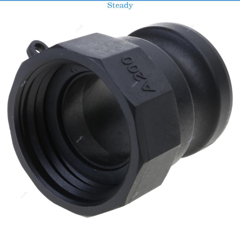 Steady 2 ด้ายหยาบ X 2 Cam Lock IBC-Tank Adapter สําหรับ IBC-Tank สําหรับวาล์วท่อ Adap