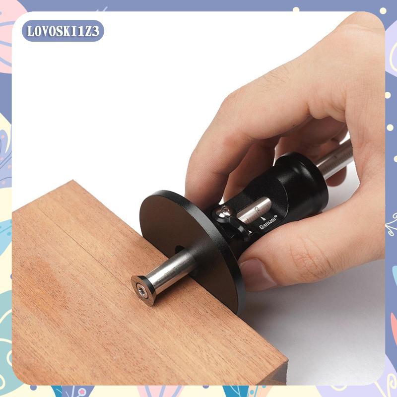 [lovoski1z3] ล้อ Scibe เครื่องหมาย Gauge Dovetail Guide เครื่องมือวัดอลูมิเนียม 0.2 มม. ปรับสําหรับเ
