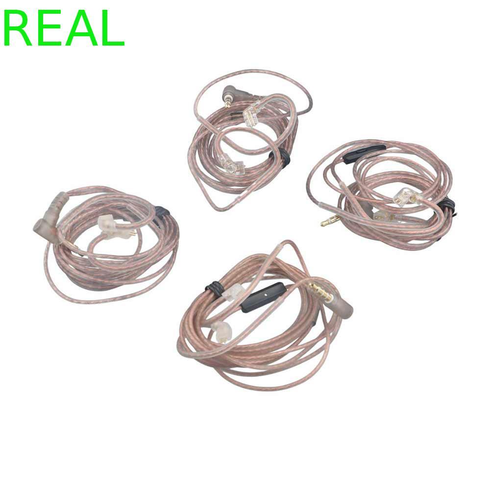 REAL KZ หูฟังสําหรับ KZ ZEX 3.5 มม.2Pin สาย Twisted สายอัพเกรดออกซิเจนฟรีทองแดง ZS10 หูฟัง