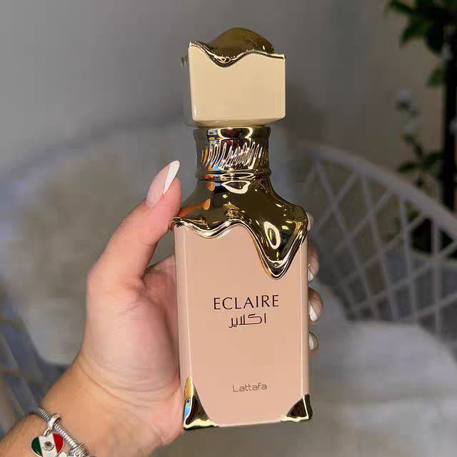 2026 สินค้าใหม่ High-End Lattafa Eclair ไอศกรีมมัฟฟินน้ําหอมสุภาพสตรีอาหรับ Dibai